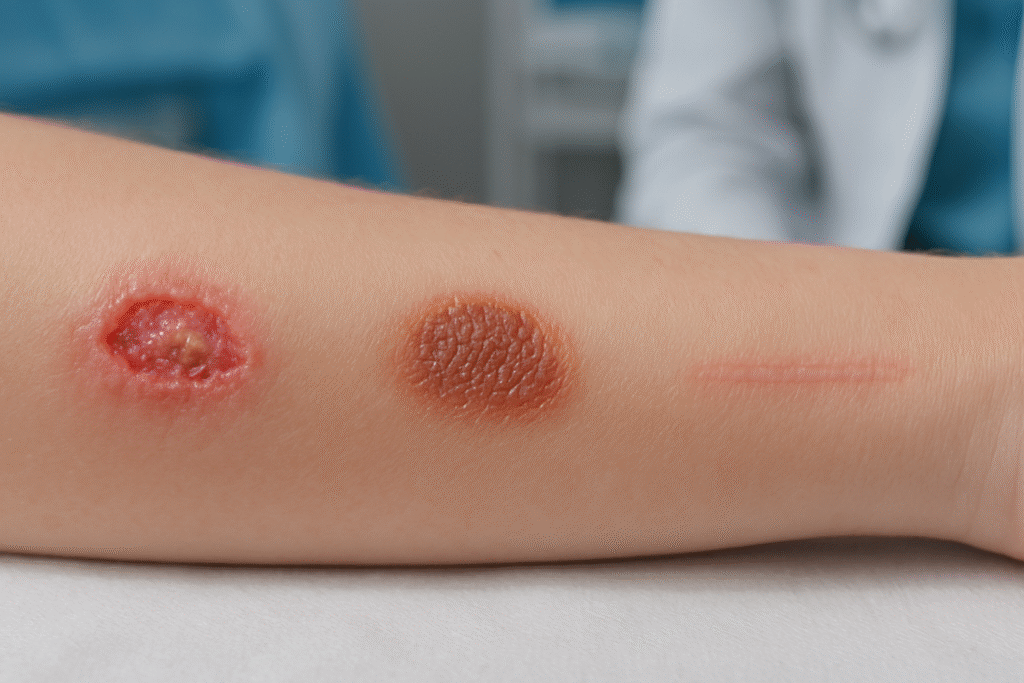 زمان بهبود بهبودی زخم