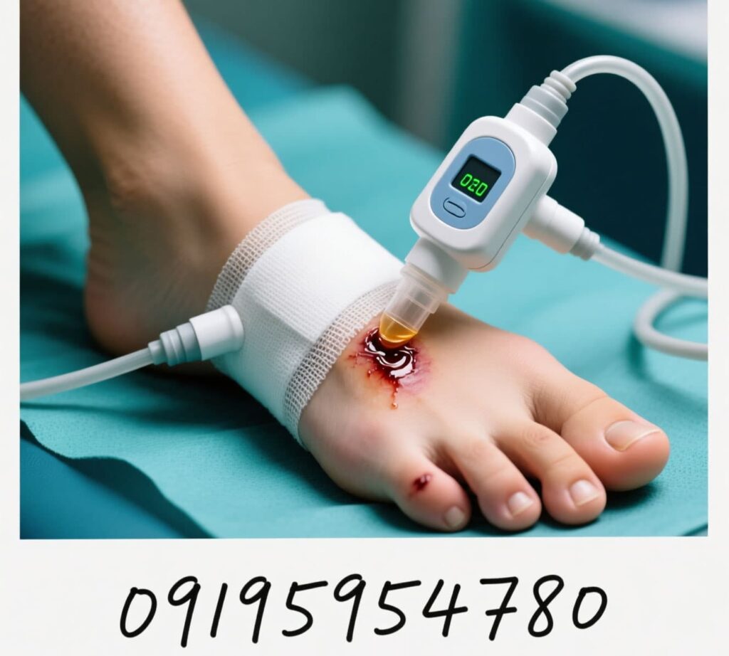 اوزون تراپی زخم دیابتی