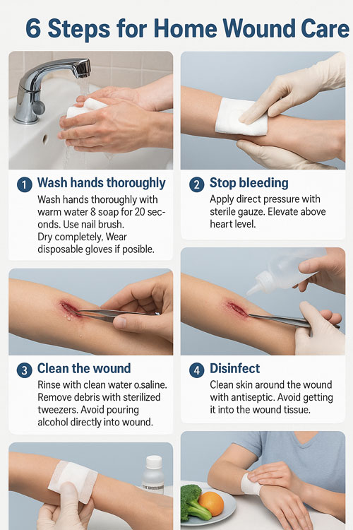 درمان زخم باز در منزل