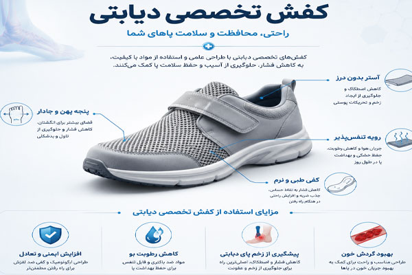 96 کفش افراددیابتی