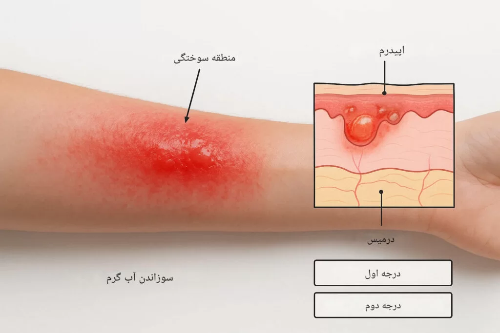 سوختگی با آب