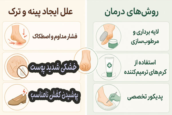 پینه و ترک پا